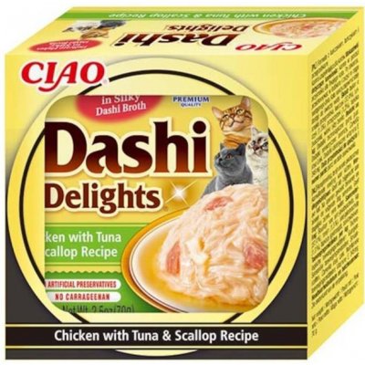 Dashi Delights Chicken with Tuna & Scallop 70 g – Zboží Mobilmania