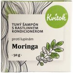 Kvítok tuhý šampon s kondicionérem proti lupům Moringa 50 g – Zboží Mobilmania