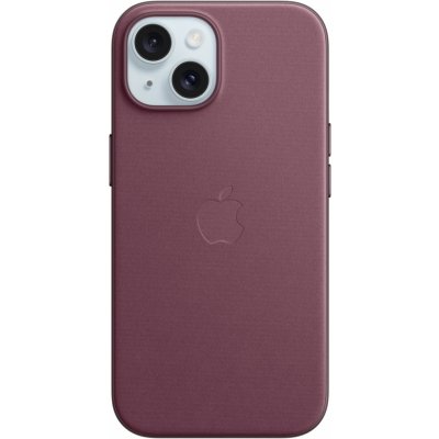 Apple z tkaniny FineWoven s MagSafe na iPhone 15, morušově rudá MT3E3ZM/A – Zboží Mobilmania