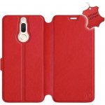 Pouzdro Mobiwear Luxusní flip Huawei Mate 10 Lite kožené Červené – Zboží Mobilmania
