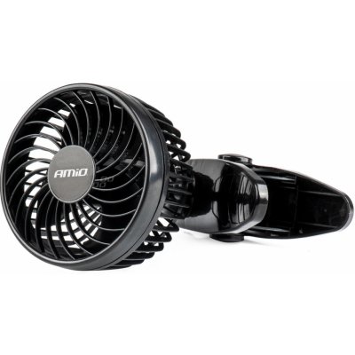 Lampa Italy Ventilátor do auta 12V LAMPA CHROME FAN 8", kovový s klipsovým úchytem – Zboží Mobilmania