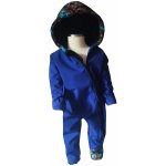 Dětská softshellová kombinéza s fleecem vesmír královská modrá – Sleviste.cz