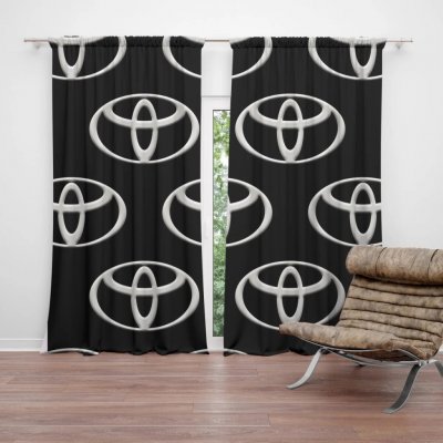 Sablio Závěs Toyota Pattern: 2ks 140x250cm – Hledejceny.cz