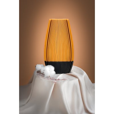 Fiedler Design VÁZA TANATO - Dvoubarevná, černá-zlatá – Hledejceny.cz
