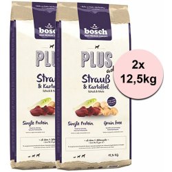 bosch Plus Ostrich & Potato 2 x 12,5 kg