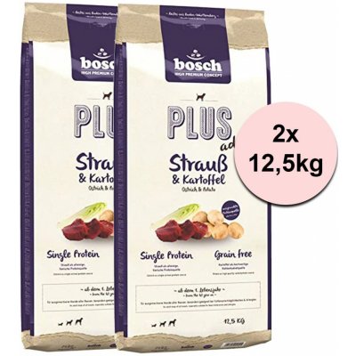 bosch Plus Ostrich & Potato 2 x 12,5 kg – Zboží Mobilmania