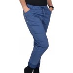 Made in ITALY Dámské kalhoty Side Button šedá – Zboží Dáma