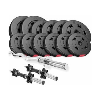 Hop-Sport Nakládací činkový set Premium 36kg