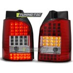 Zadní světla VW T5 03-09 zad.výklopné dveře - krystal/červené LED – Hledejceny.cz