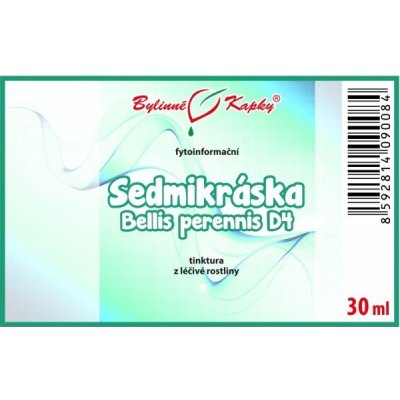 Bylinné kapky Sedmikráska D4 fytoinformační kapky tinktura 30 ml – Hledejceny.cz