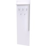 Nábytek Mikulík Věšák s poličkou TRIANGL č 3 bílý leskantracitaj – Zboží Dáma