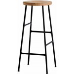 Hay Cornet High Powder Coated Steel Soft Black + Solid Oak Oiled – Zboží Dáma