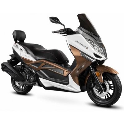 Barton Motors Sunway Skútr B-MAX 125cc 4t černo-hnědá bílo-hnědá – Hledejceny.cz