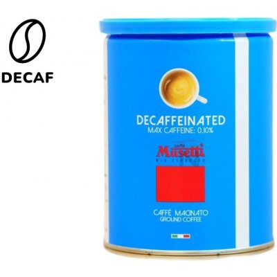 Musetti Caffe Decaf bezkofeinová mletá 250 g – Zboží Mobilmania