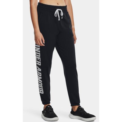 Under Armour Rival Terry Graphic Jogger Black/White – Zboží Mobilmania