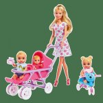 Simba Steffi Love Mama set dětský pokoj se 3 dětmi 28 ks – Hledejceny.cz