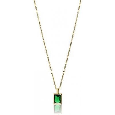 Emily Westwood Elegantní pozlacený náhrdelník se zirkonem EWN23082G – Zboží Dáma