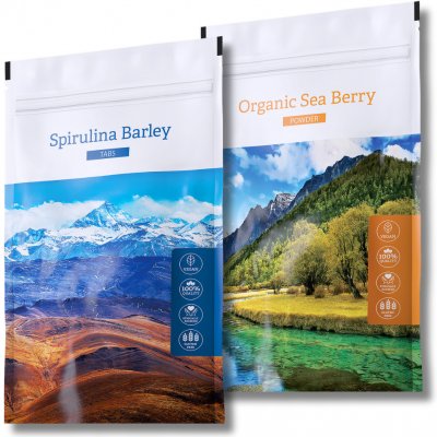 Energy Spirulina Barley tabs 200 tablet + Organic Sea Berry powder 100 g – Zbozi.Blesk.cz