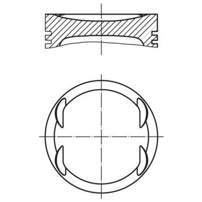 Píst MAHLE 004 08 01 – Zboží Mobilmania