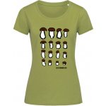 Dámské tričko Hřiby Zelená – Sleviste.cz