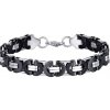 Náramek Impress Jewelry pánský z oceli Dangerous 161128170700