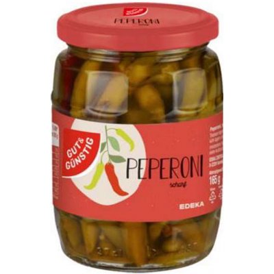 Edeka G&G feferonky pálivé 300 g – Zboží Dáma