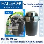 Hailea Tlaková filtrace QF10, včetně 7 Watt UV, pro jezírka do 5000 litrů, obsah 10 l, max. průtok 2000 litrů/hod. – Zboží Dáma
