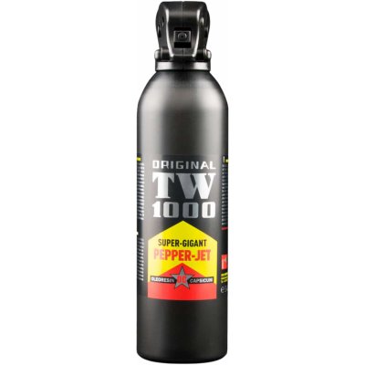 TW1000 Velký extra účinný obranný sprej "SAFETY FIRST!" Super-JET 400 ml – Zboží Mobilmania