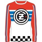 ČZ Logo Race bílo-červeno-modrý – Zboží Mobilmania