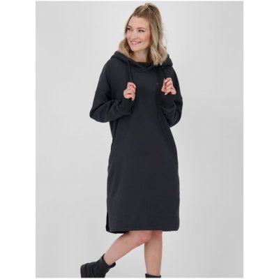 Alife and Kickin mikinové šaty s kapucí Helena černé – Zboží Mobilmania