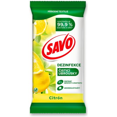 Savo Citrón Dezinfekční čistící ubrousky 30 ks – Zboží Dáma