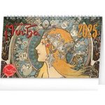 NOTIQUE Stolní Alfons Mucha 23,1 x 14,5 cm 2025 – Hledejceny.cz