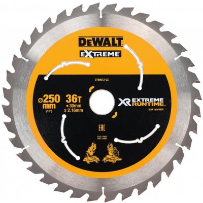 DeWALT DT99572 Pilový kotouč 250x30mm 36z FLEXVOLT – Zboží Mobilmania
