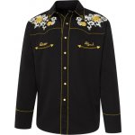 Stars & Stripes pánská westernová košile Dorian černá – Sleviste.cz