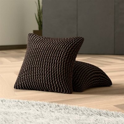 GA.I.CO napínací potah bielastický COSTINA tabáková povlaky na polštářky 2 ks 40 x 40 cm – Sleviste.cz