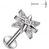 Piercing Šperky4U labreta PUSH IN piercing do brady LB045