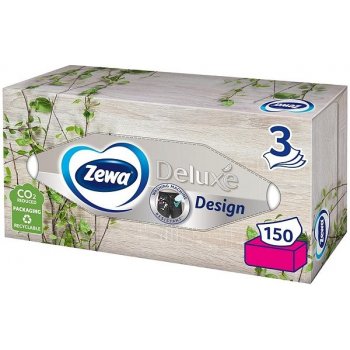 Zewa Deluxe Design papírové kapesníčky 3-vrstvé 150 ks
