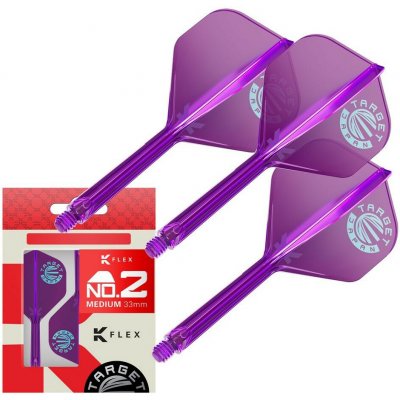 Target Japan K-Flex fialové, No2 integrované letky a dlouhé násadky – Zboží Dáma