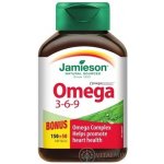 Jamieson Omega 3-6-9 1200mg měkké tobolky pro normální činnost srdce a mozku 200 kapslí – Zboží Dáma