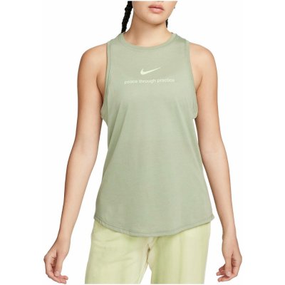 Nike NK DF TANK HN YOGA zelené DQ3317 386 – Zboží Mobilmania