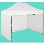 Expodum Nůžkový stan 3x2m ocelový Bílá 3 boční plachty – Sleviste.cz