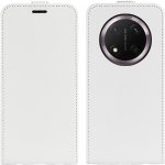 Vertical knížkové pouzdro na Honor Magic 7 Lite 5G - bílé – Zboží Živě