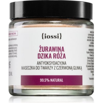 Iossi Brusinka a šípek Antioxidační pleťová maska s červeným jílem 120 ml