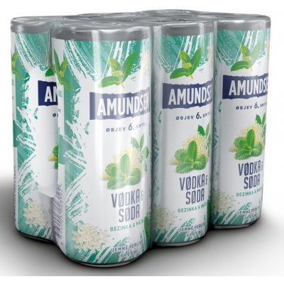 Amundsen + Soda bezinka 6% 0,25 l (plech) – Zboží Mobilmania