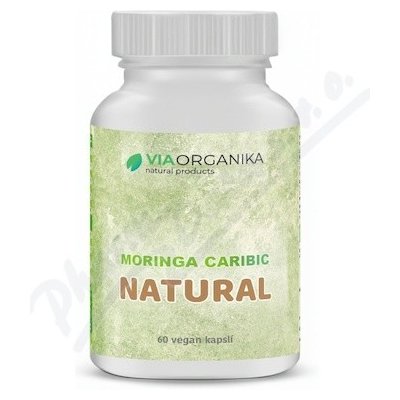 Via Organika Moringa caribic NATURAL 60 kapslí – Hledejceny.cz