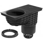 Chuděj Kanalizační vpusť spodní DN 160 KV 160 925 černá – Sleviste.cz