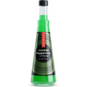 Metelka Shaker Peppermint 17% 0,5 l (holá láhev)