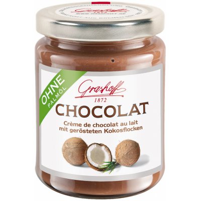 Grashoff Mléčný čokoládový krém s kokosem 235 g