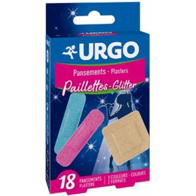 Urgo GLITTER třpytivé dětské náplasti 18 ks – Zboží Dáma