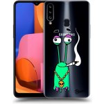 Pouzdro Picasee silikonové Samsung Galaxy A20s - Earth - Sám doma čiré